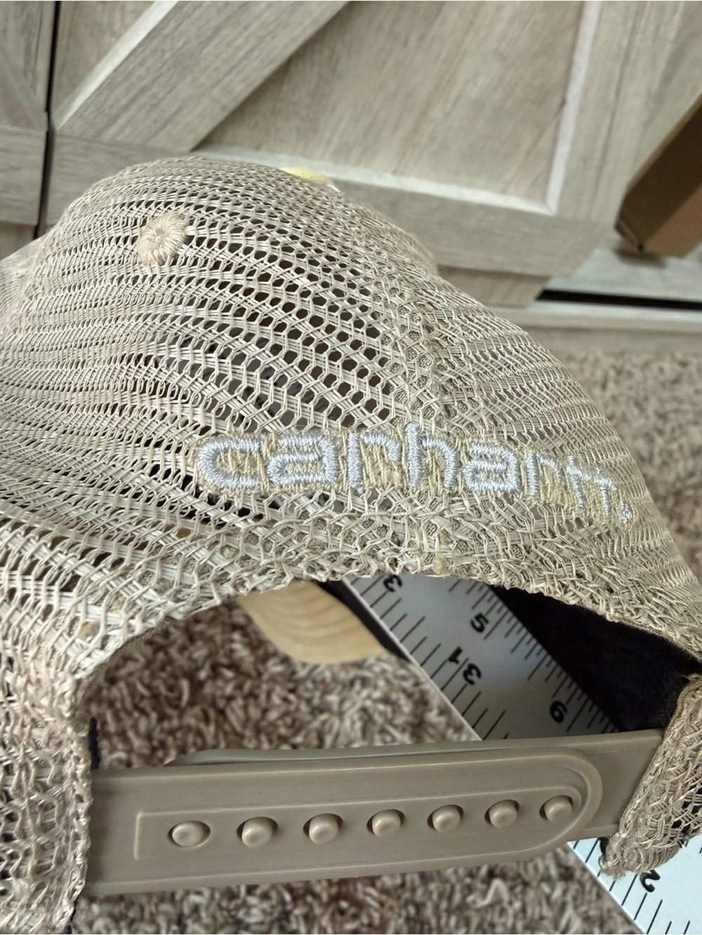 Carhartt tan canvas  Mesh Back Hat
